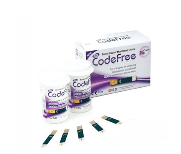 نوار قند خون کدفری بسته 50 عددی سهمیه ای